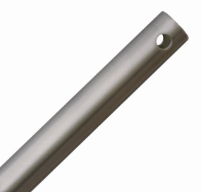 Downrod Downrod Brushed Pewter quiet electric fans for home use