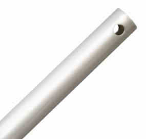 Downrod Downrod Polished Nickel adjustable fans for targeted cooling