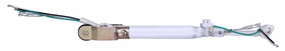 Downrod White adjustable fans for targeted cooling