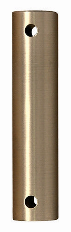 Downrods Downrod Brushed Satin Brass indoor electric fans with remote control