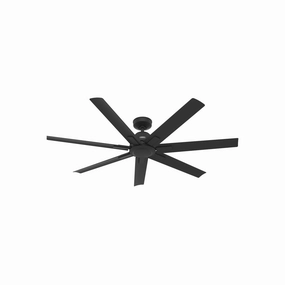 Downtown 60"Ceiling Fan Matte Black portable electric fans for dorm rooms