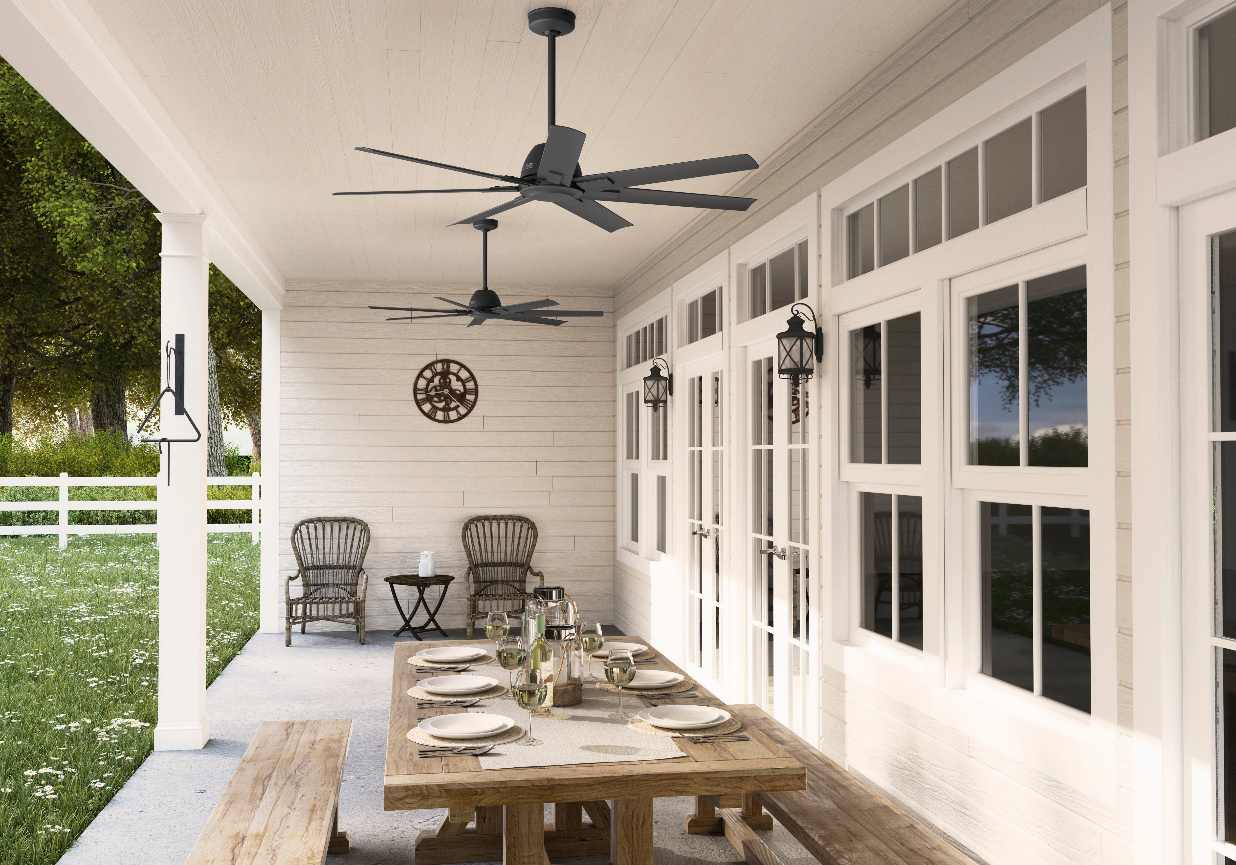 Downtown 60"Ceiling Fan Matte Black
