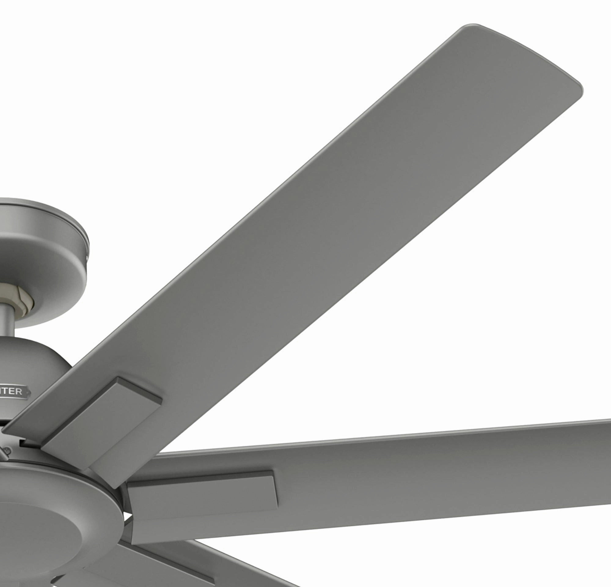 Downtown 60"Ceiling Fan Matte Silver