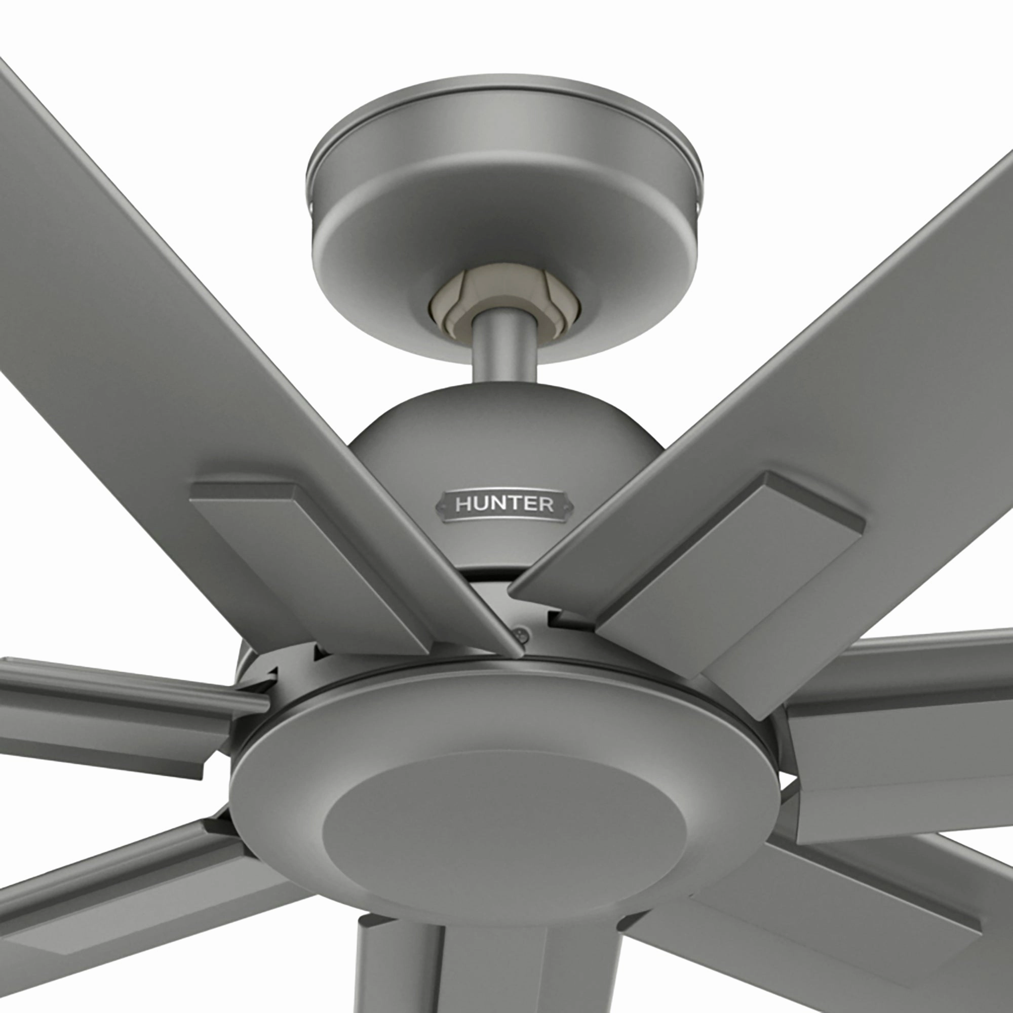 Downtown 72"Ceiling Fan Matte Silver
