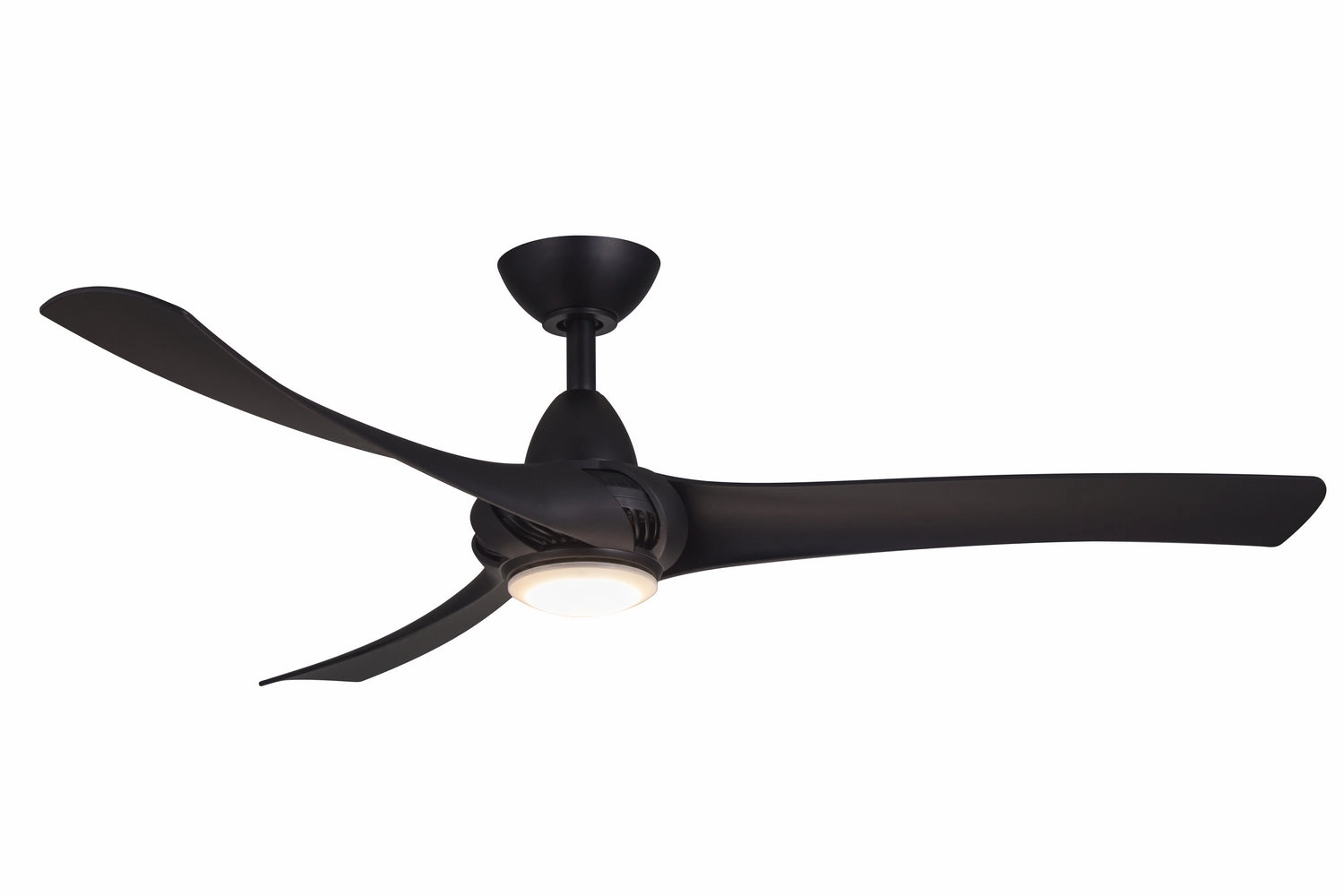 Droid LED 52"Ceiling Fan Matte Black affordable medium fans for summer
