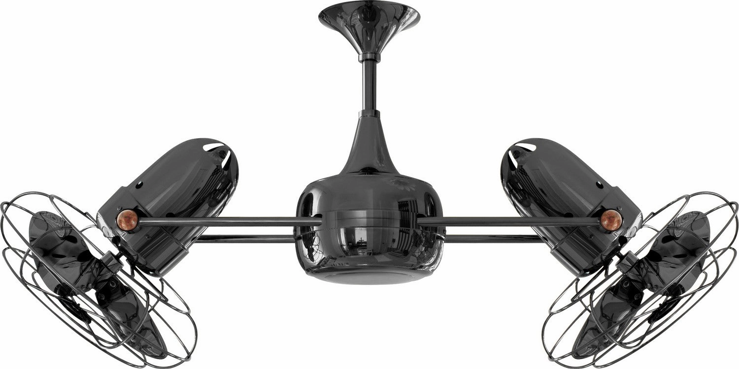 Duplo-Dinamico 36"Ceiling Fan Black Nickel