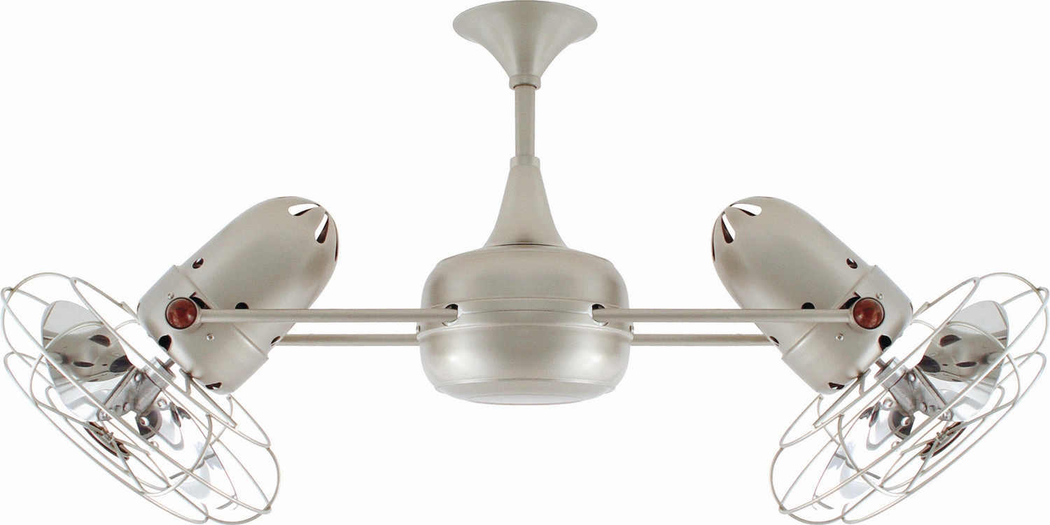 Duplo-Dinamico 36"Ceiling Fan Brushed Nickel