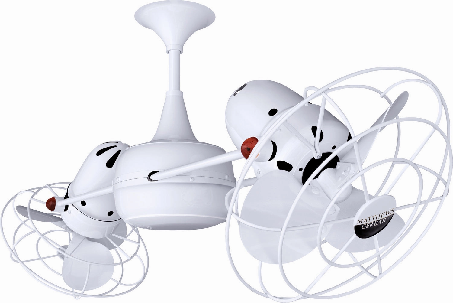 Duplo-Dinamico 36"Ceiling Fan Gloss White