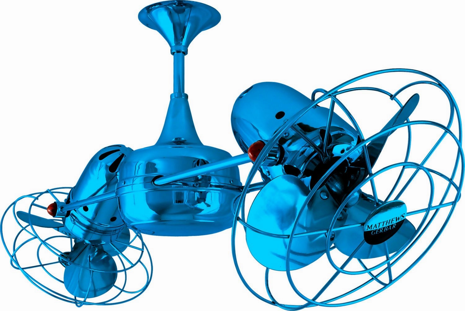 Duplo-Dinamico 36"Ceiling Fan Light Blue