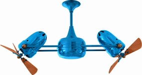 Duplo-Dinamico 36"Ceiling Fan Light Blue indoor electric fans with remote control