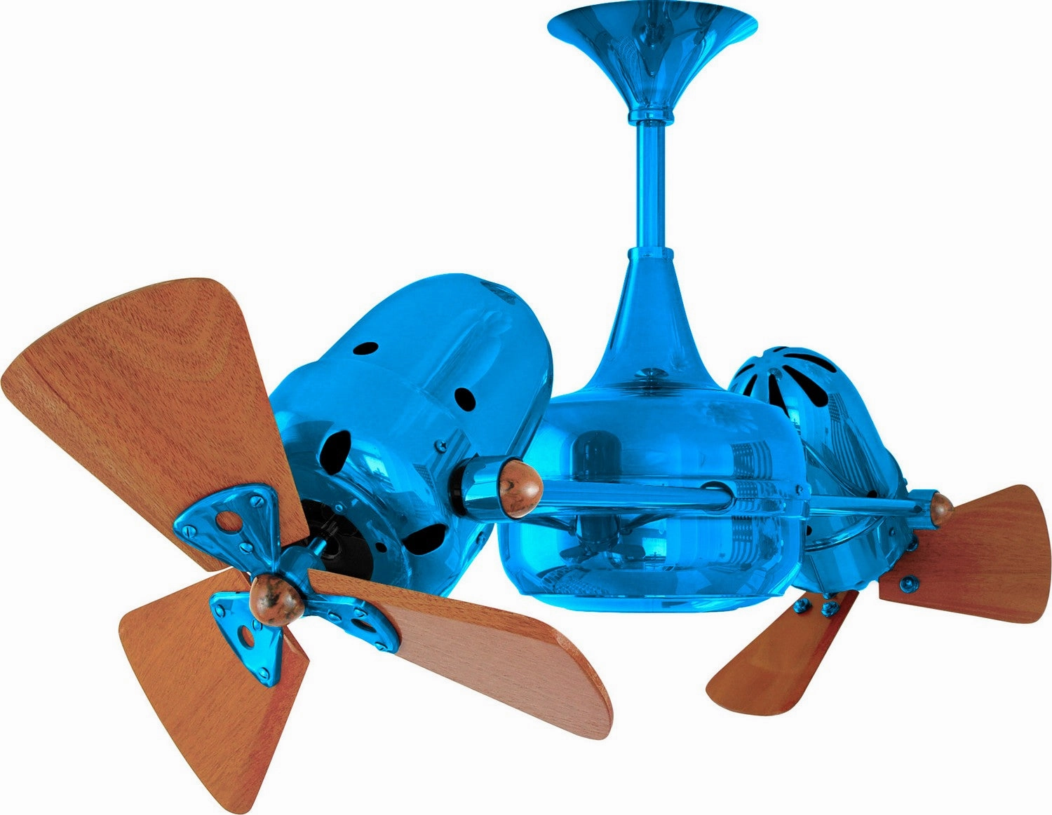 Duplo-Dinamico 36"Ceiling Fan Light Blue