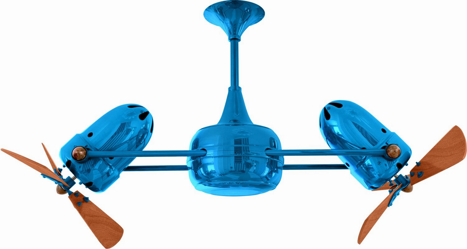 Duplo-Dinamico 36"Ceiling Fan Light Blue indoor electric fans with remote control