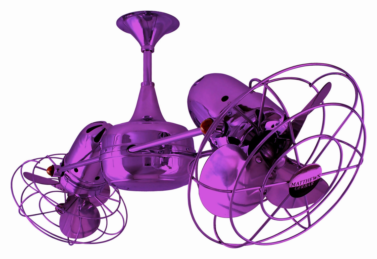 Duplo-Dinamico 36"Ceiling Fan Light Purple portable electric fans for dorm rooms
