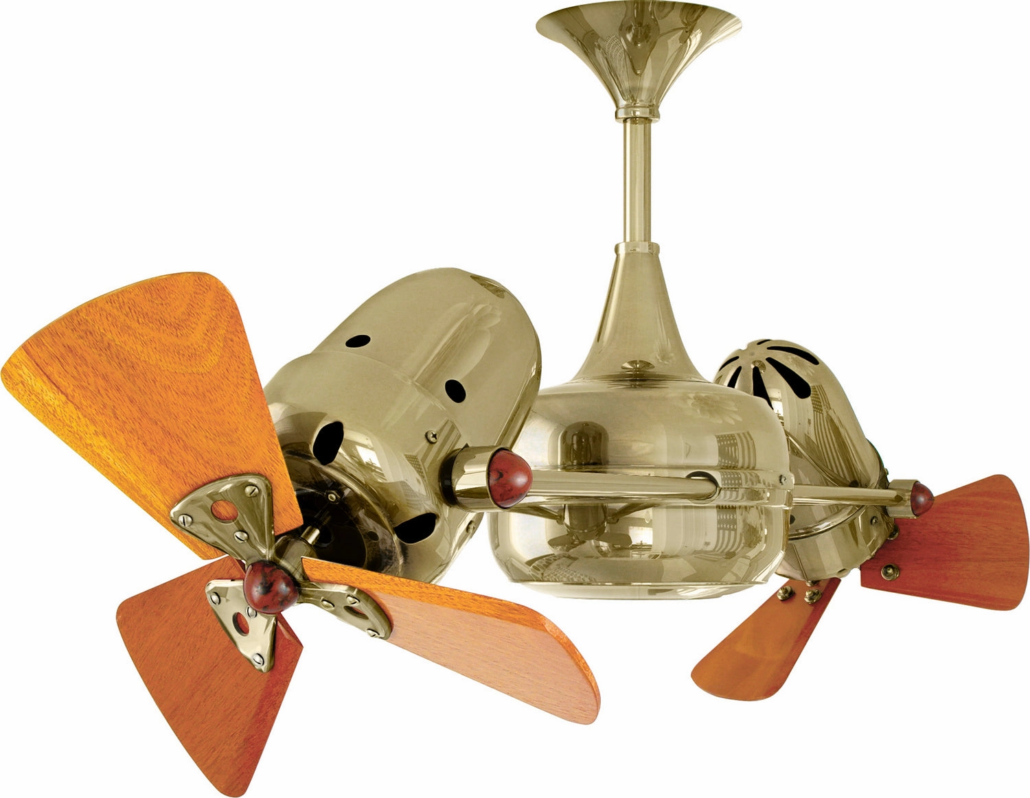 Duplo-Dinamico 36"Ceiling Fan Polished Brass