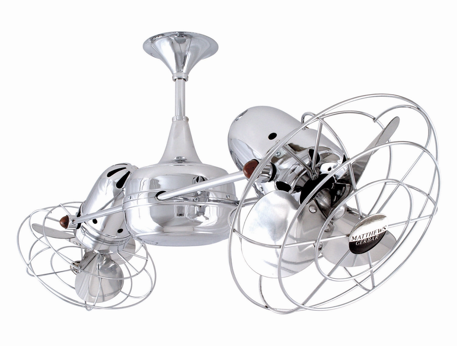 Duplo-Dinamico 36"Ceiling Fan Polished Chrome