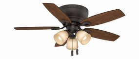 Durant 44"Ceiling Fan Maiden Bronze portable small fans for everyday use
