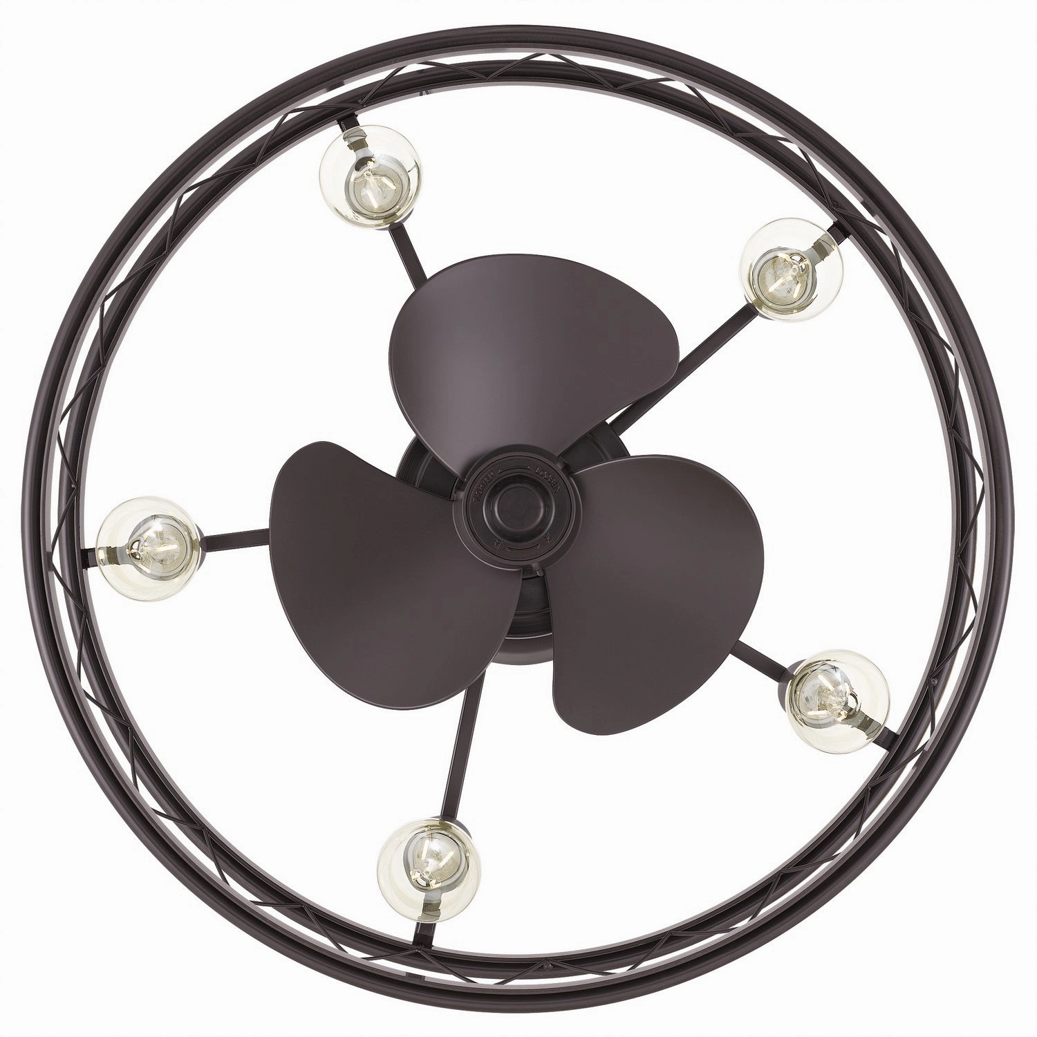 Dury Five Light Fandelier Palladian Bronze