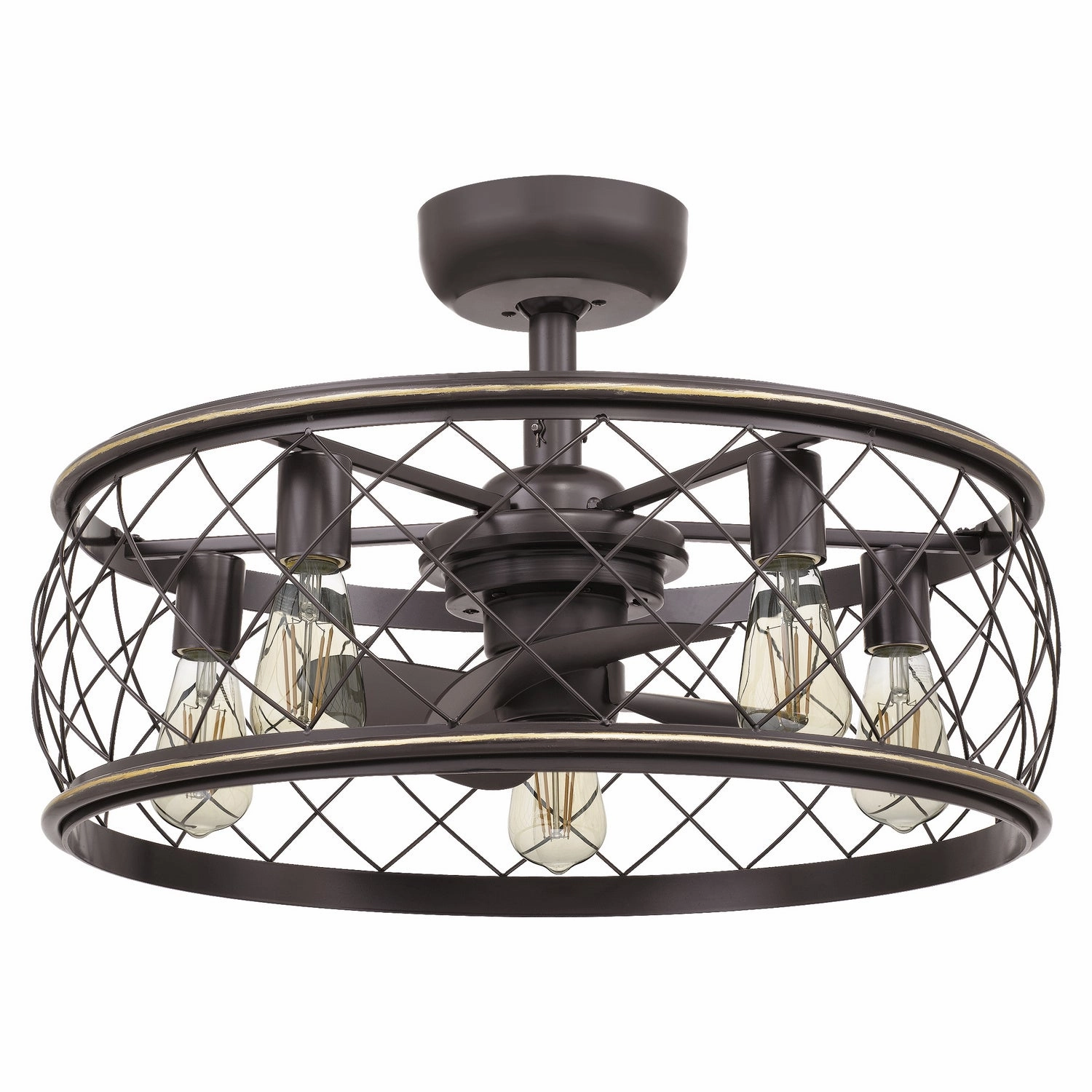 Dury Five Light Fandelier Palladian Bronze