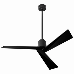 Dynamo 54"Ceiling Fan Black sleek design electric fans for modern homes