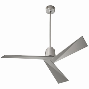 Dynamo 54"Ceiling Fan Satin Nickel quiet electric fans for home use