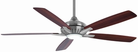 Dyno Xl 60"Ceiling Fan Brushed Nickel affordable medium fans for summer