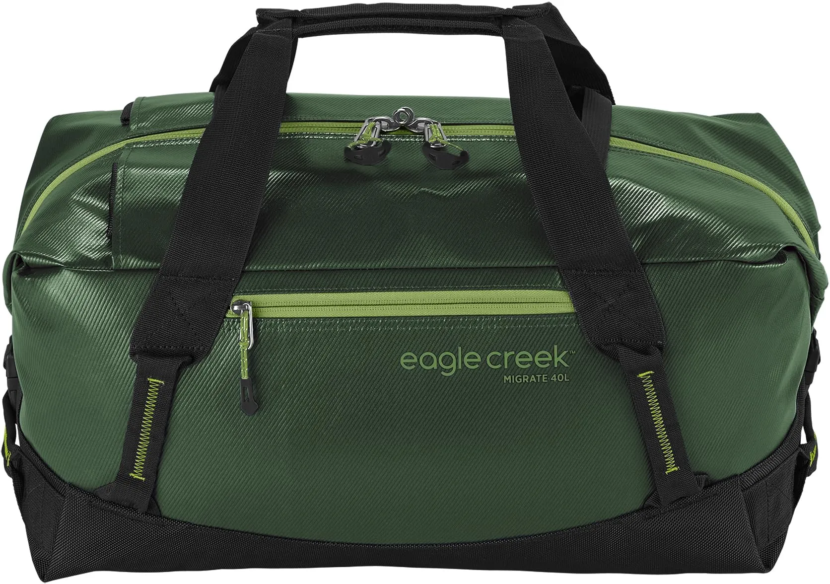 Eagle Creek Migrate Duffel Travel Bag - Featuring Durable Water-Resistant 100% Recycled Materials, Wide Mouth Opening, and Tuck Away Backpack Straps Bags Eagle-Creek