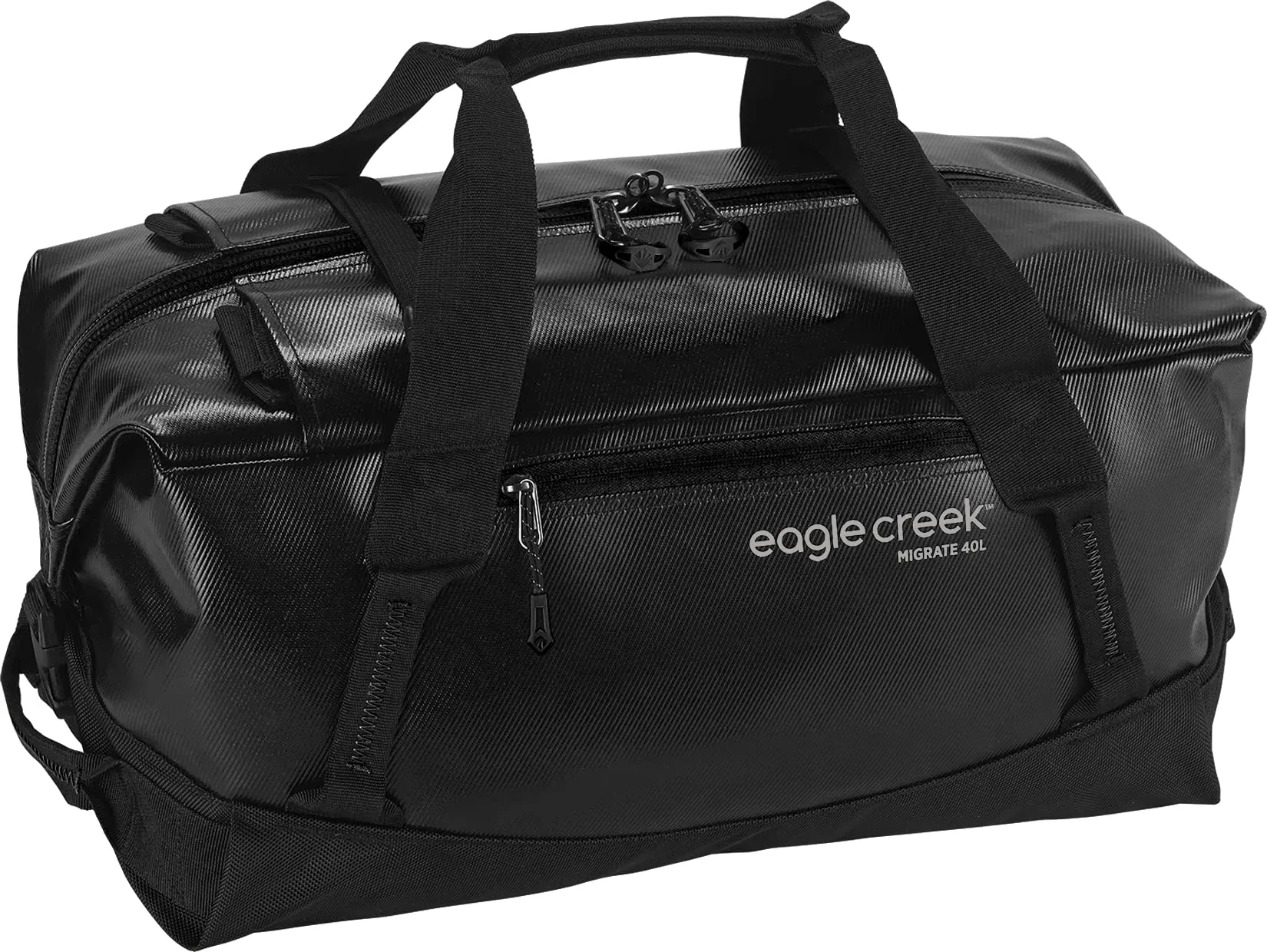Eagle Creek Migrate Duffel Travel Bag - Featuring Durable Water-Resistant 100% Recycled Materials, Wide Mouth Opening, and Tuck Away Backpack Straps Bags Eagle-Creek