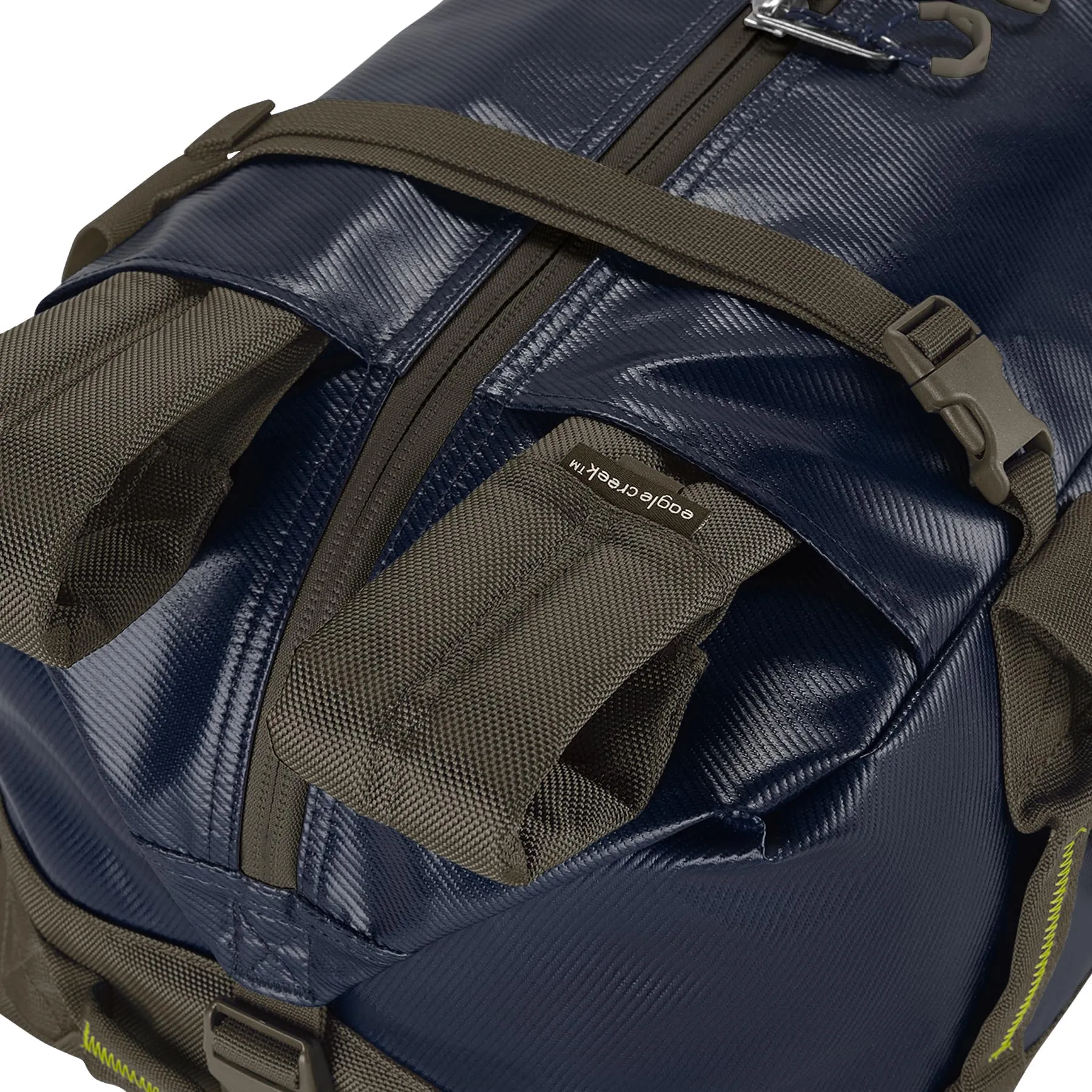 Eagle Creek Migrate Duffel Travel Bag - Featuring Durable Water-Resistant 100% Recycled Materials, Wide Mouth Opening, and Tuck Away Backpack Straps Bags Eagle-Creek