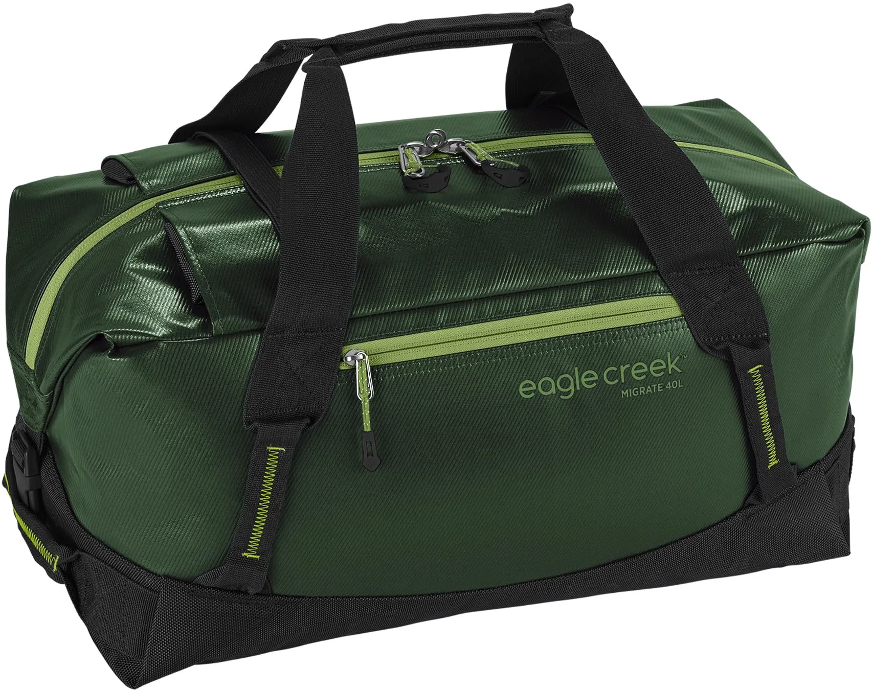 Eagle Creek Migrate Duffel Travel Bag - Featuring Durable Water-Resistant 100% Recycled Materials, Wide Mouth Opening, and Tuck Away Backpack Straps Bags Eagle-Creek