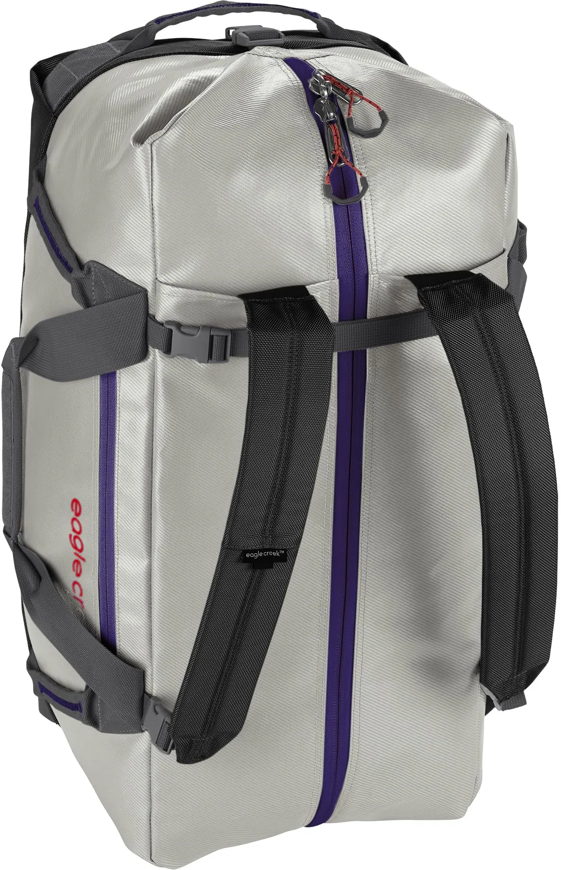 Eagle Creek Migrate Duffel Travel Bag - Featuring Durable Water-Resistant 100% Recycled Materials, Wide Mouth Opening, and Tuck Away Backpack Straps Bags Eagle-Creek