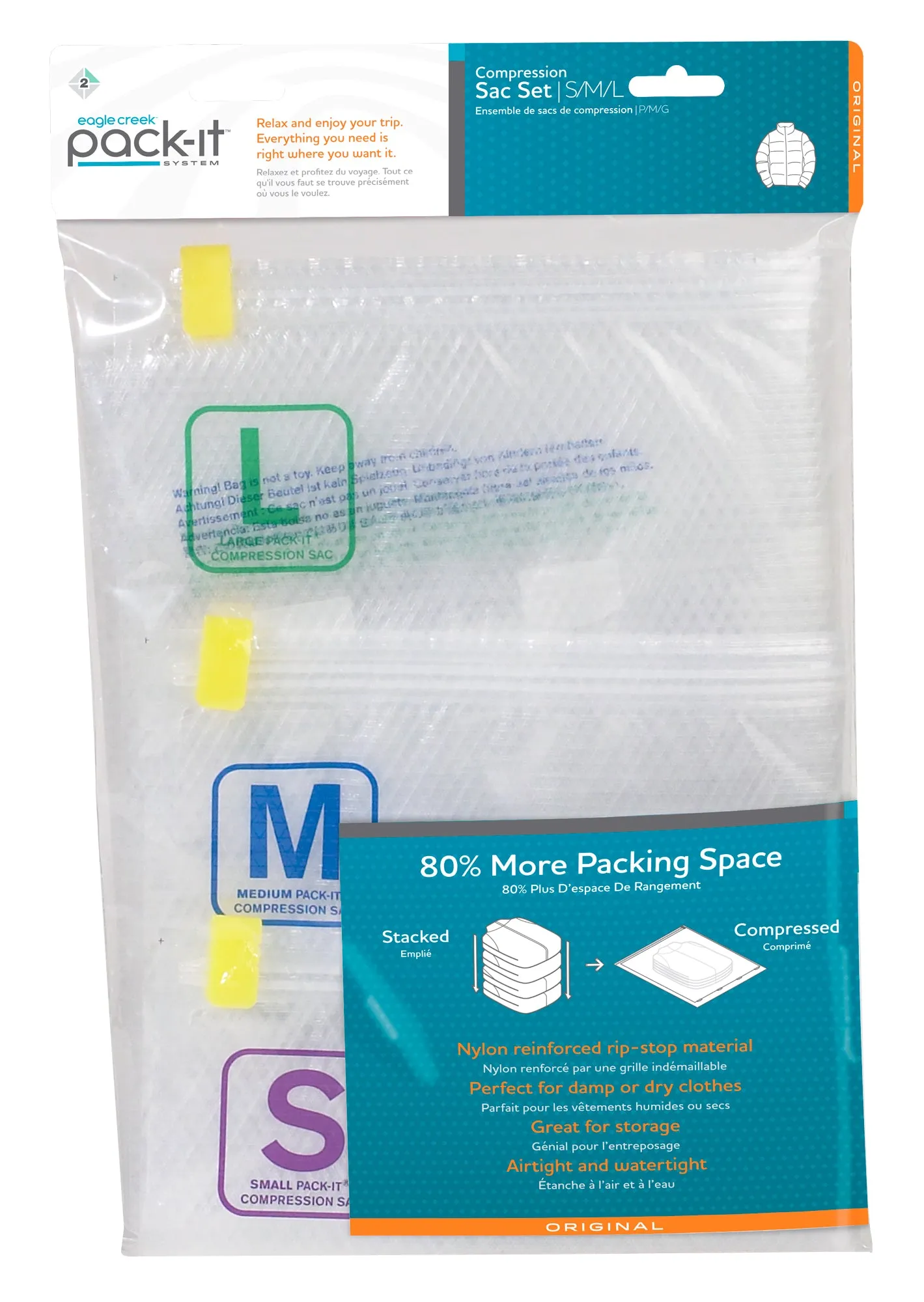 Eagle Creek Original Pack It Compression Sac Bags Eagle-Creek