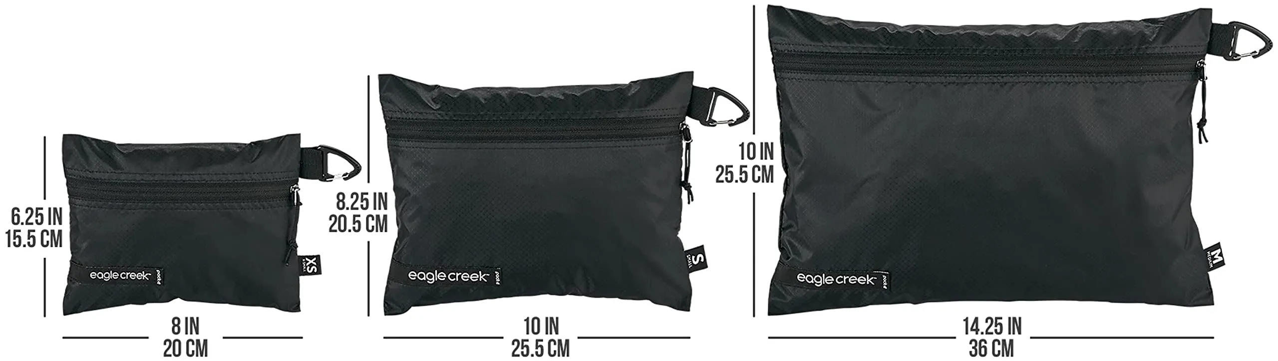 eagle creek Pack-It Isolate Travel Bag Set - Durable, Ultra-Lightweight and Water-Resistant with Self-Repairing Zippers, Travel Organization Essentials Bags Eagle-Creek
