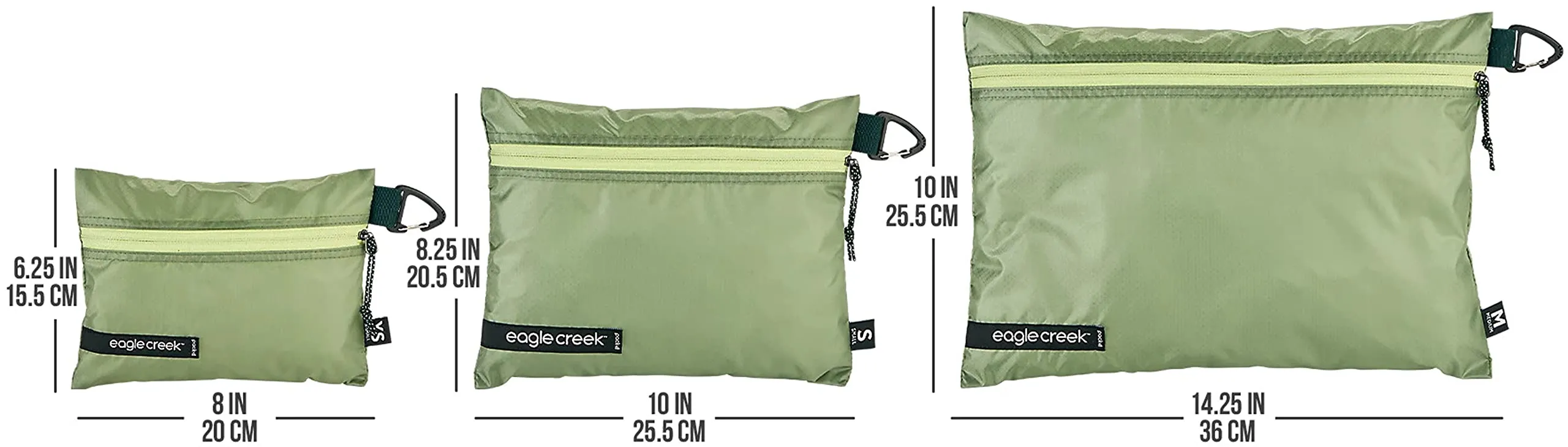 eagle creek Pack-It Isolate Travel Bag Set - Durable, Ultra-Lightweight and Water-Resistant with Self-Repairing Zippers, Travel Organization Essentials Bags Eagle-Creek