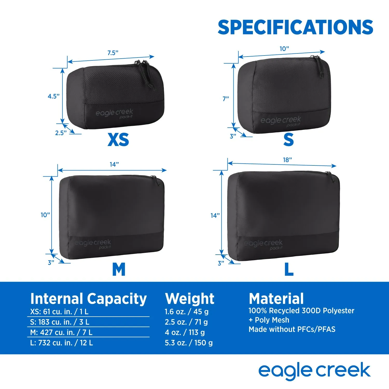 Eagle Creek Pack-It Reveal Cube, Small Bags Eagle-Creek