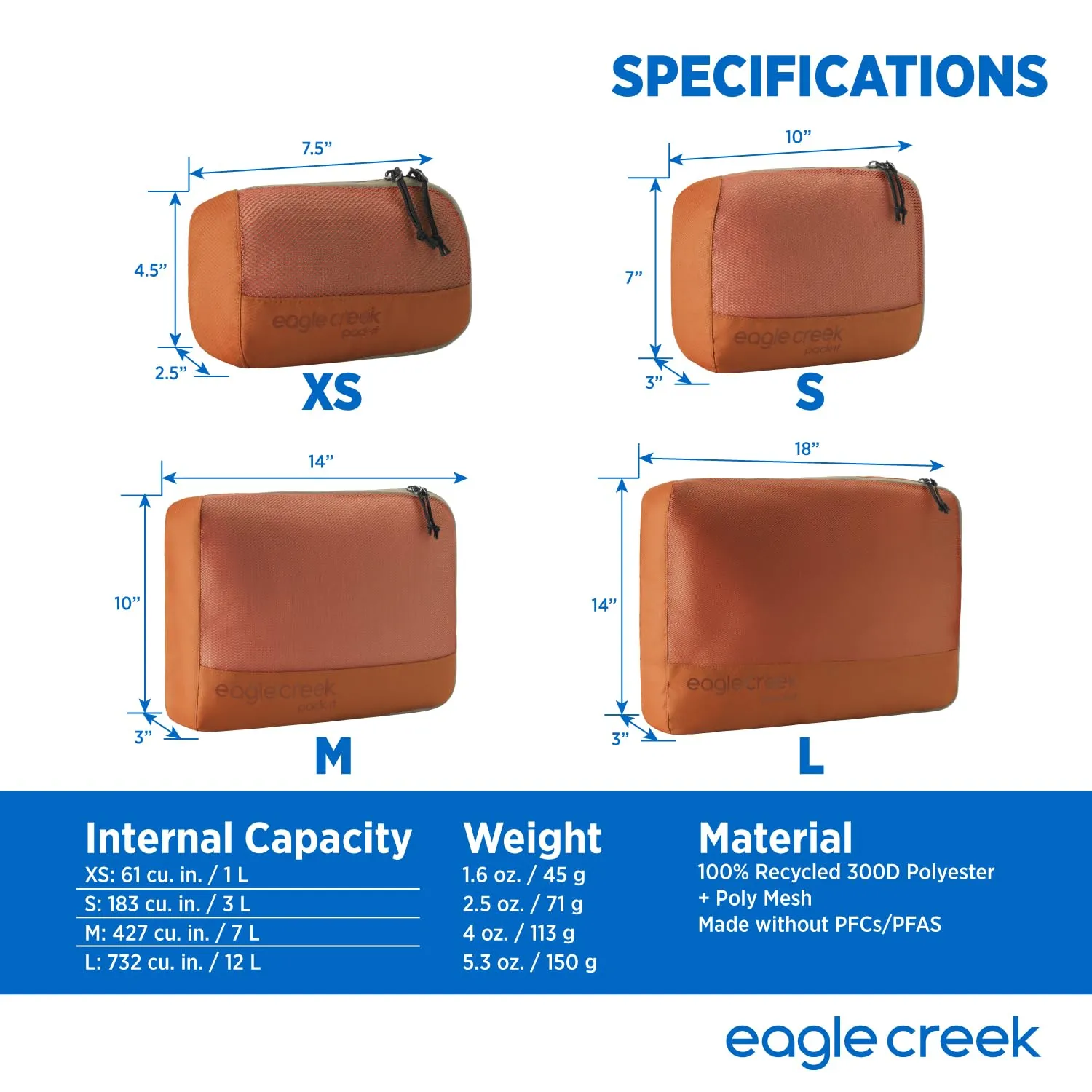 Eagle Creek Pack-It Reveal Cube, Small Bags Eagle-Creek