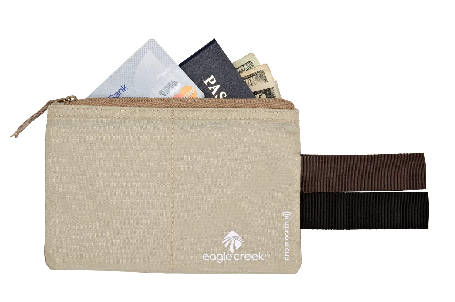 Eagle Creek RFID Blocker Hidden Pocket Tan Bags Eagle-Creek