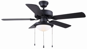 Eclipse 42"Ceiling Fan Matte Black small electric fans for personal cooling