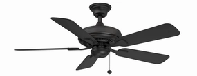 Edgewood 44 44"Ceiling Fan Black weatherproof fans for outdoor environments