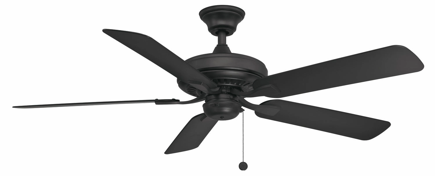 Edgewood 52 52"Ceiling Fan Black weatherproof fans for outdoor environments