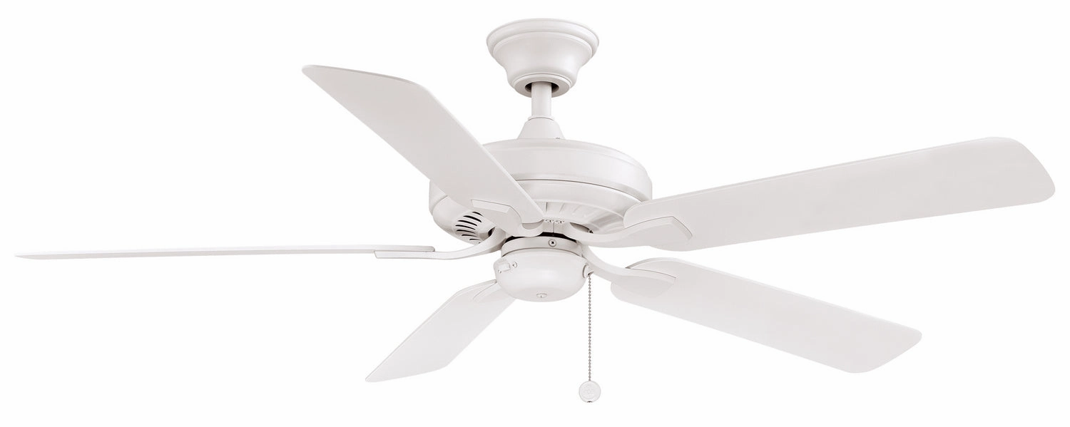 Edgewood 52 52"Ceiling Fan Matte White weatherproof fans for outdoor environments