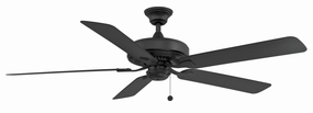 Edgewood 60 60"Ceiling Fan Black weatherproof fans for outdoor environments