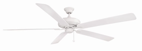 Edgewood 72 72"Ceiling Fan Matte White weatherproof fans for outdoor environments