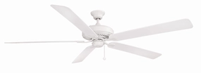 Edgewood 72 72"Ceiling Fan Matte White indoor electric fans with remote control