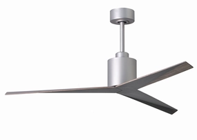 Eliza 56"Ceiling Fan Brushed Nickel weatherproof fans for outdoor environments