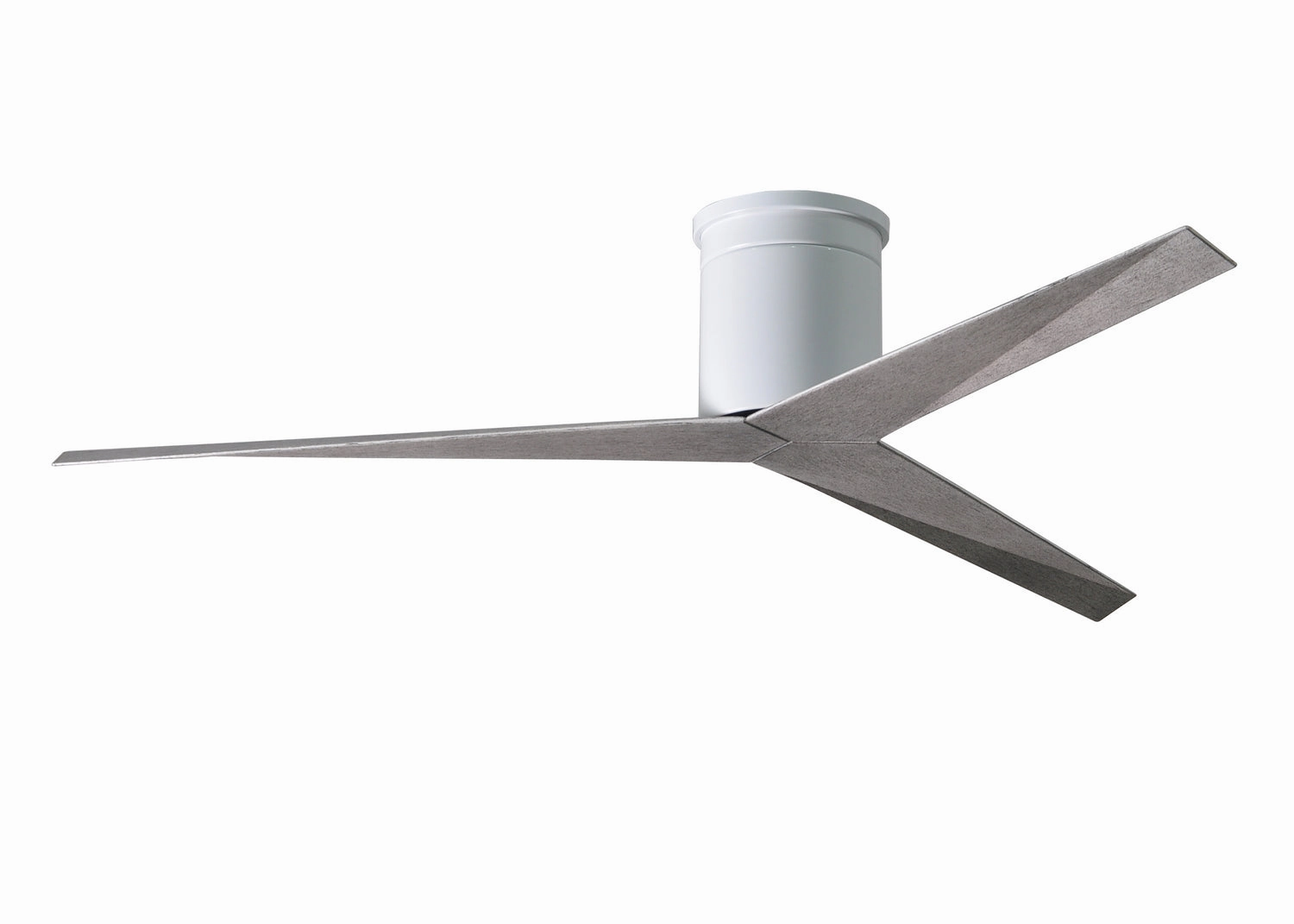 Eliza 56"Ceiling Fan Gloss White hugger fans for rooms with low ceilings