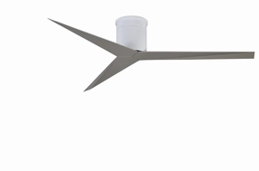 Eliza 56"Ceiling Fan Gloss White medium electric fans for multi-room use
