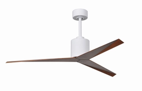 Eliza 56"Ceiling Fan Gloss White weatherproof fans for outdoor environments