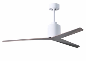 Eliza 56"Ceiling Fan Gloss White weatherproof fans for outdoor environments