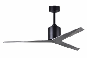 Eliza 56"Ceiling Fan Matte Black weatherproof fans for outdoor environments