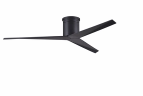 Eliza 56"Ceiling Fan Matte Black energy-efficient medium fans with remote